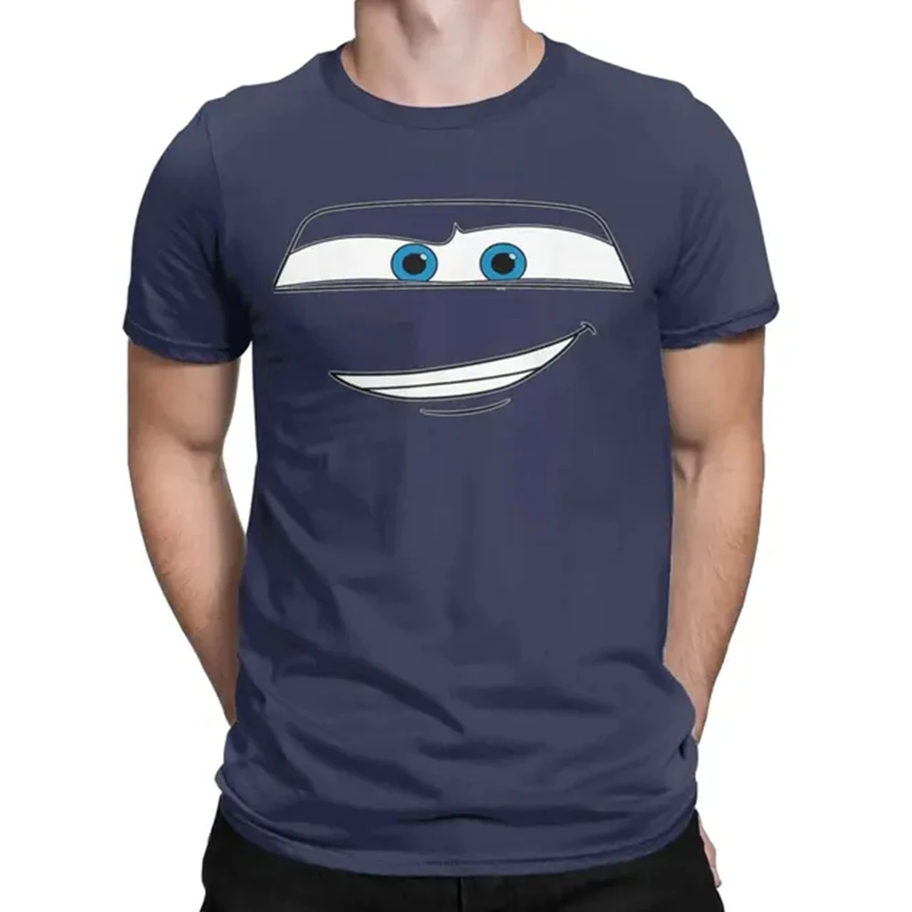 Lightning McQueen Croc Pixar Cars T-Shirt Men Leisure Cotton Tee Shirt Crewneck Short Sleeve T Shirt New Arrival Clothes 72521