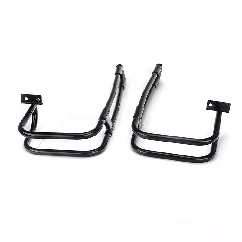 Side Box Bumper Side Box Guard Bar 14-23 Suitable for Harley Big Glide CVO Dual Light Glide Modification Parts Road King