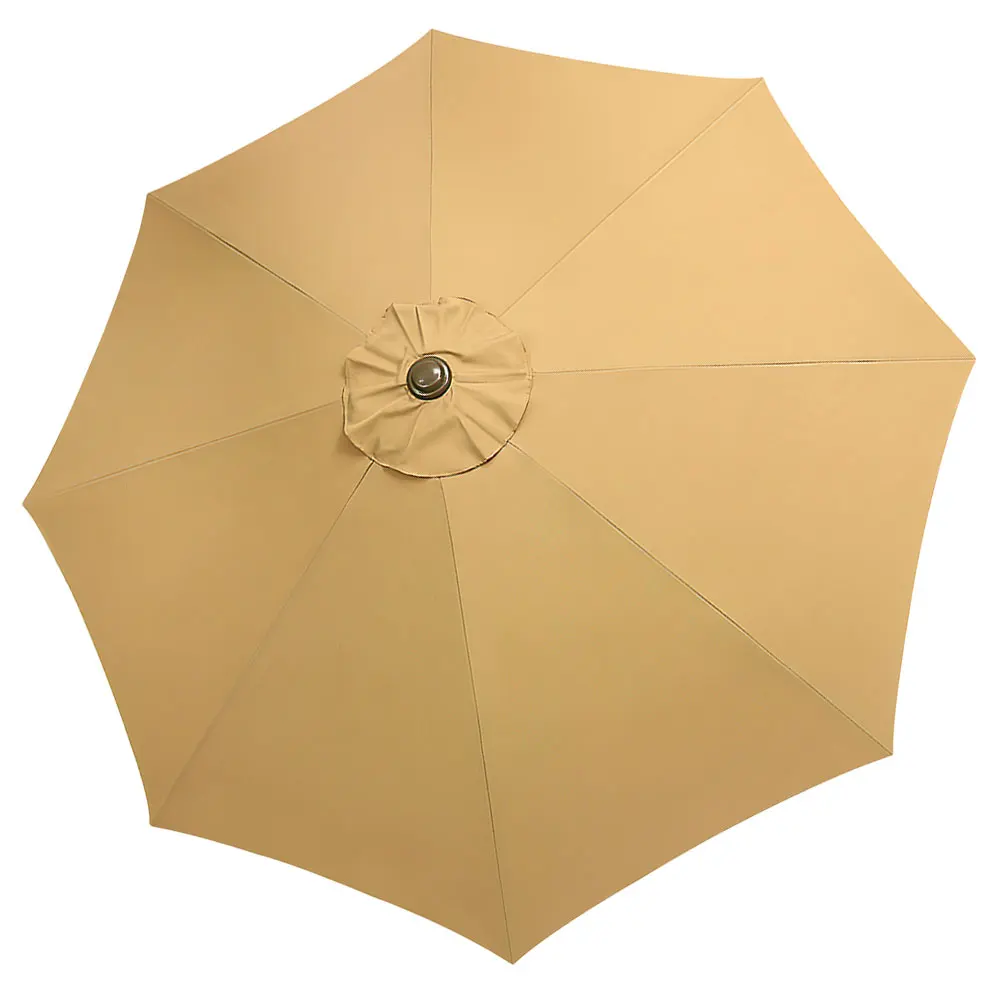 

Parasol Fabric Canopy for Umbrella Outdoor Table Banana Patio Convenient Khaki Replacement Garden Cloth Covers