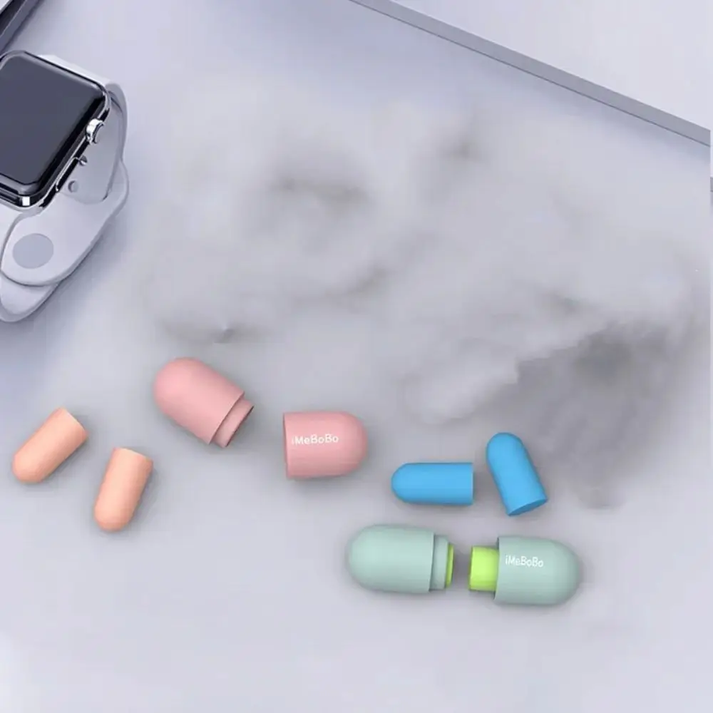 

Cute Noise Reduction Sleeping Ear Plug Slow Rebound Ear Protection Soundproof Earplugs Mute Soft Anti Noise Ear Plugs Sleeping