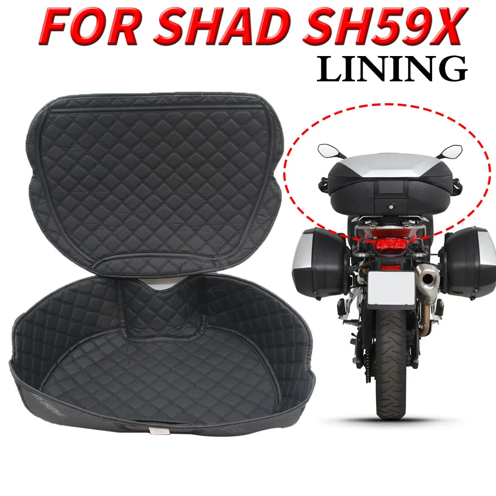 For SHAD SH59X SH 59X SH59 X Motorcycle Rear Trunk Case Liner Luggage Box Inner Rear Tail Seat Case Bag Lining Pad Accessories