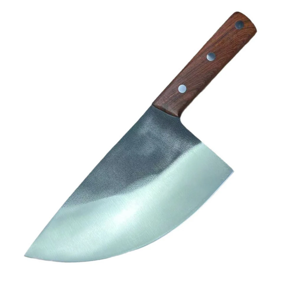 

8 Inch Chop Knife Spring Steel Blade Wood Handle Butcher Machete Hatchet Slicing Cleaver Kitchen Knife Big Bone Poultry Tools