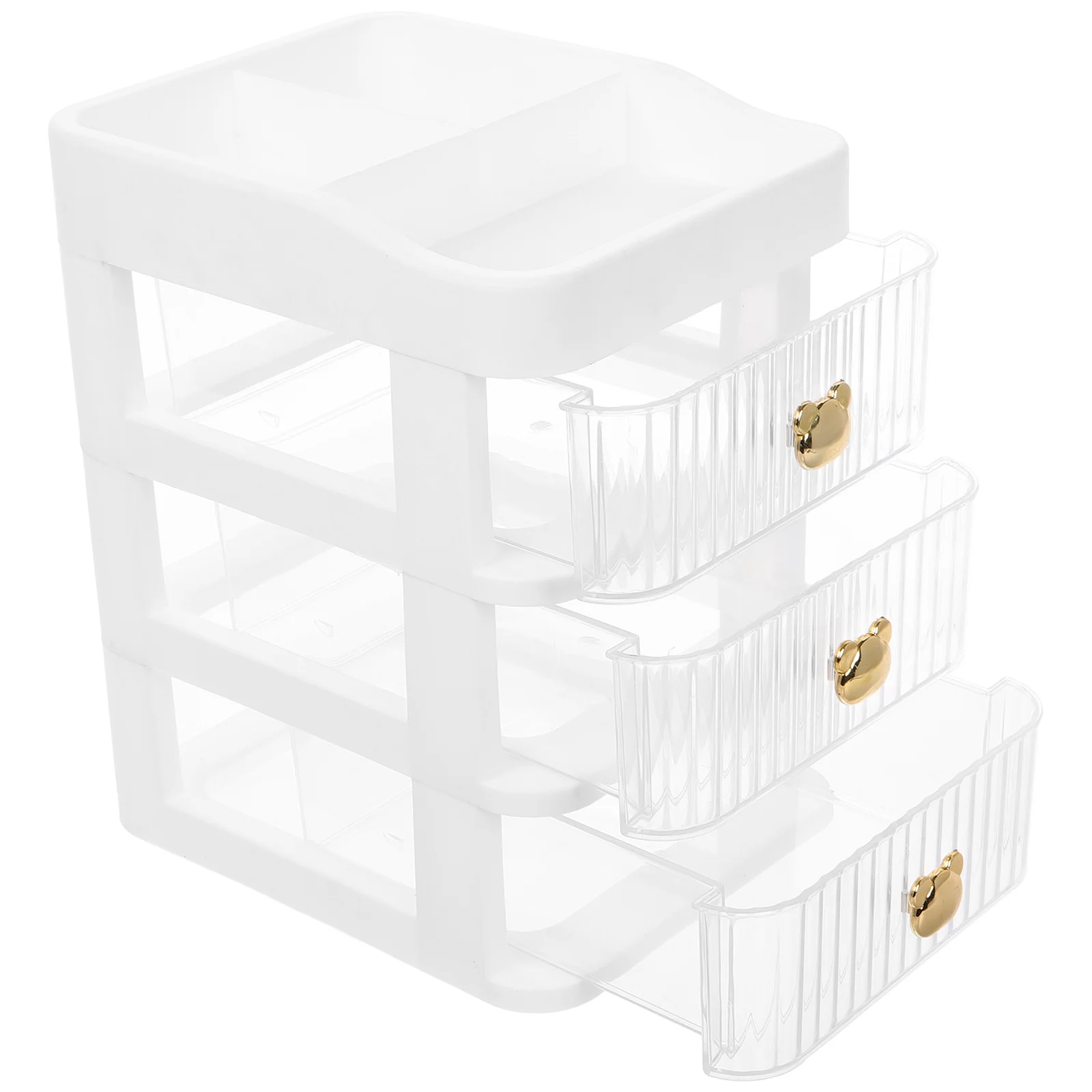

Drawer Storage Box Desk Organizer with Drawers Bathroom Organizers and Countertop Makeup Skin