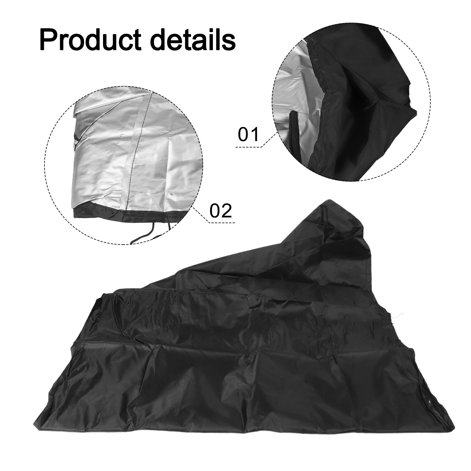 

Heavy Rain Cover 150 * 90 * 80cm Dustproof Cover Multiple Size Options PU Waterproof Coating UV Blocking Coating
