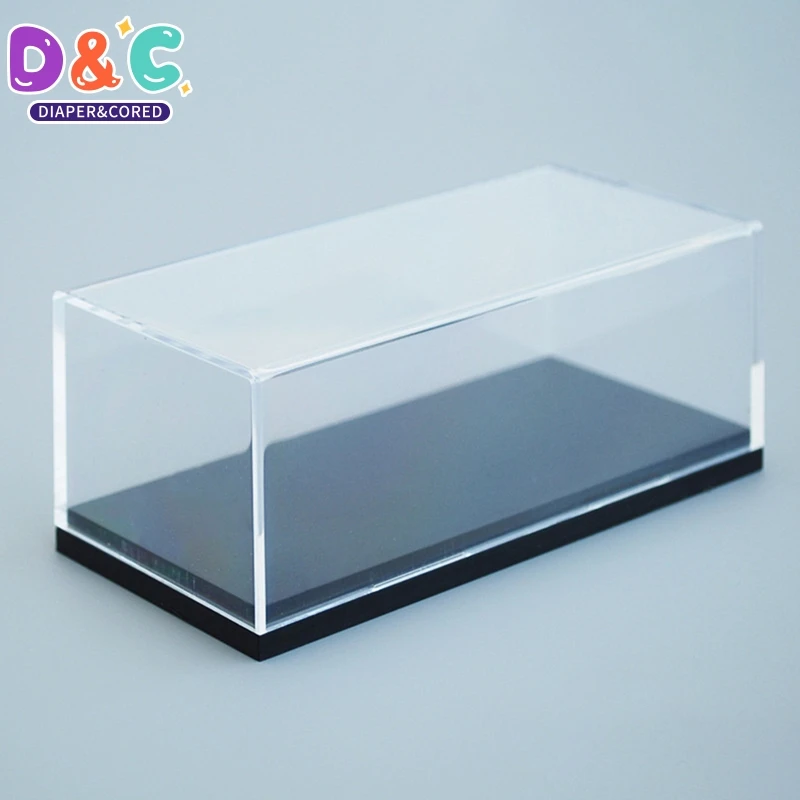 

1PC Acrylic Display Case fit for 1:64 Mini Size Dust proof Clear Box Cabinet 1/64 Action Figures Display Box