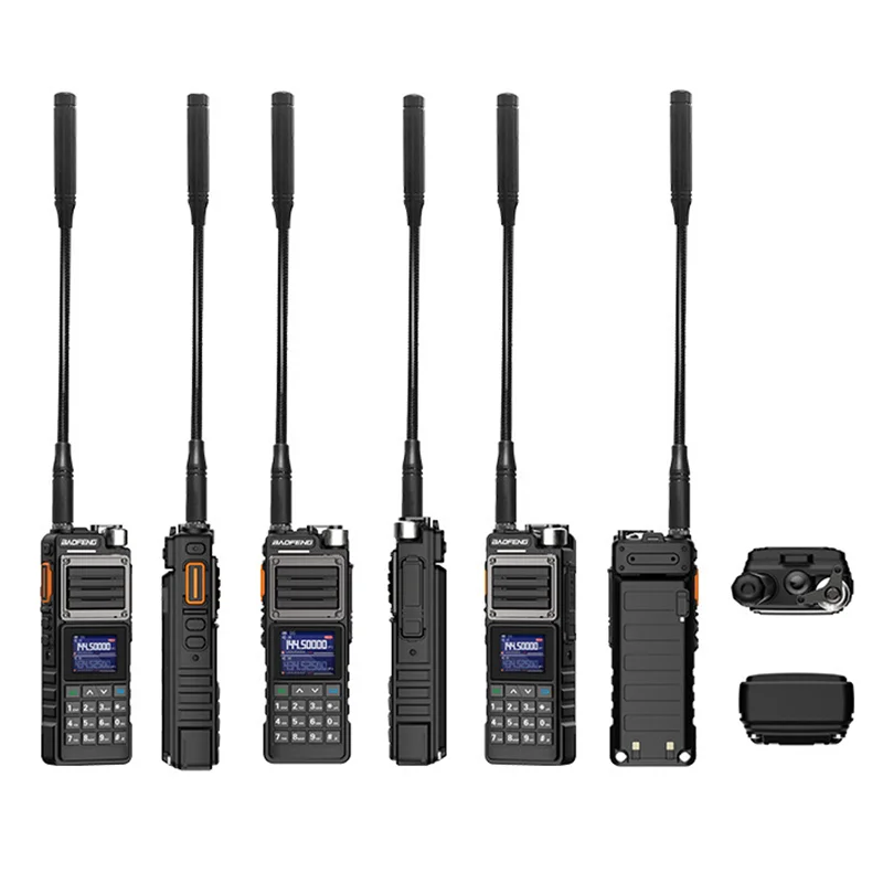 BAOFENG-UV-25 Pro Max tático walkie talkie, alta potência, 50km, 136-520MHz, rádio em dois sentidos, UV-25L, walkie talkie militar, original