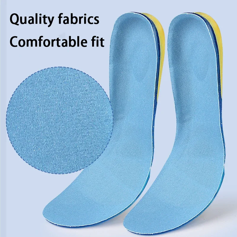 2pcs/4pcs Shock-absorbing Sole Arch Support Orthotic Insole Thick Silicone Elasticity Insole Soft Anti-slip Sports Insole image 3