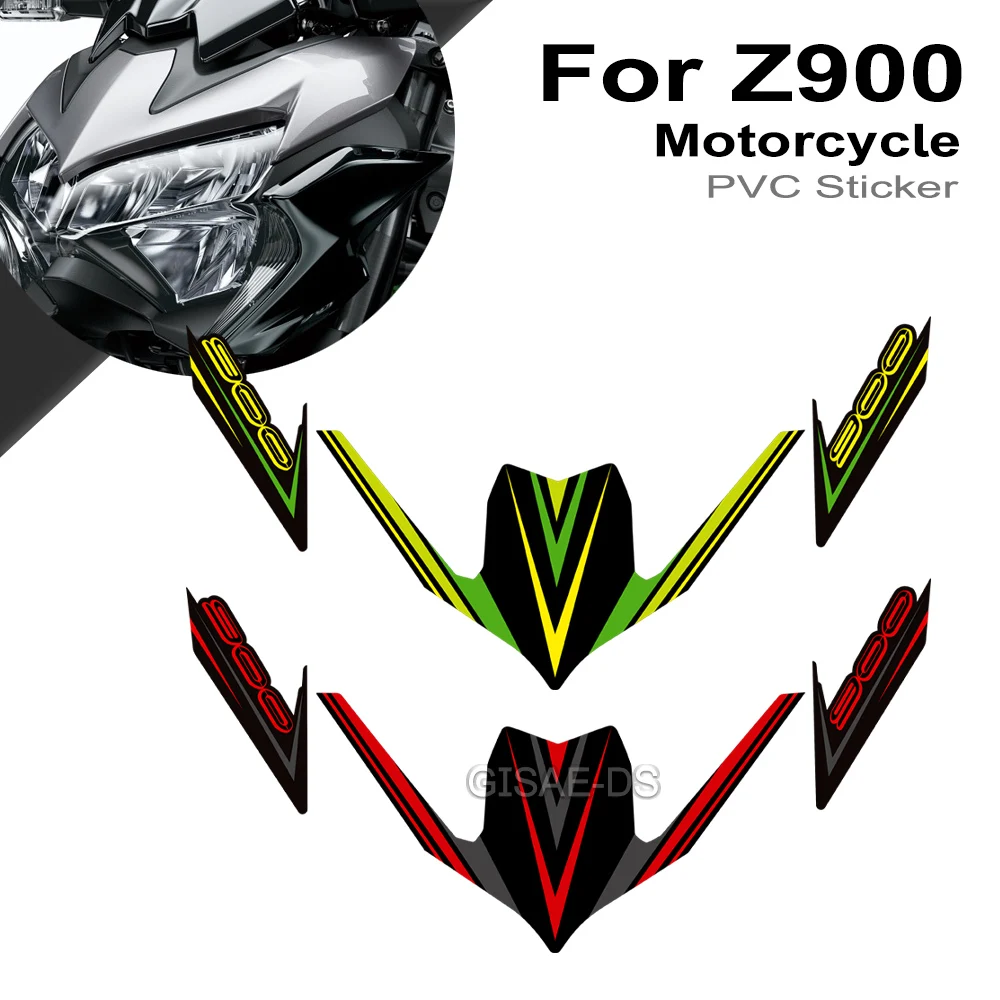 

For Kawasaki Z900 Z 900 Motorcycle Front Fairing Fender Stickers Decals Decorate Z 900 2015 2016 2017 2018 2019 2020 2021