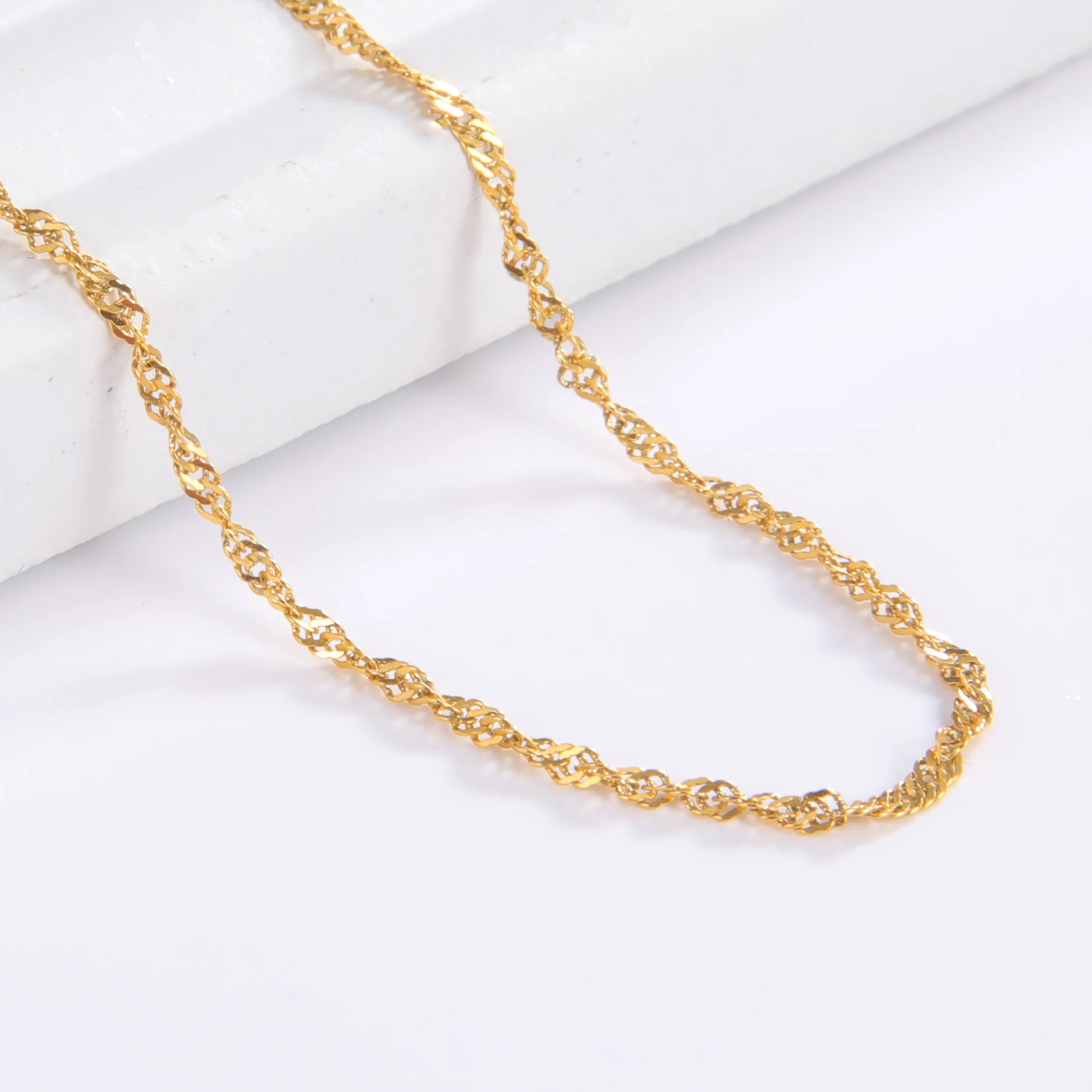 Water Wave Chain Stainless Steel Bracelets Exquisite Design Sense Elegant Minimalist for Women Jewelry Friends Gifts 2023 New in