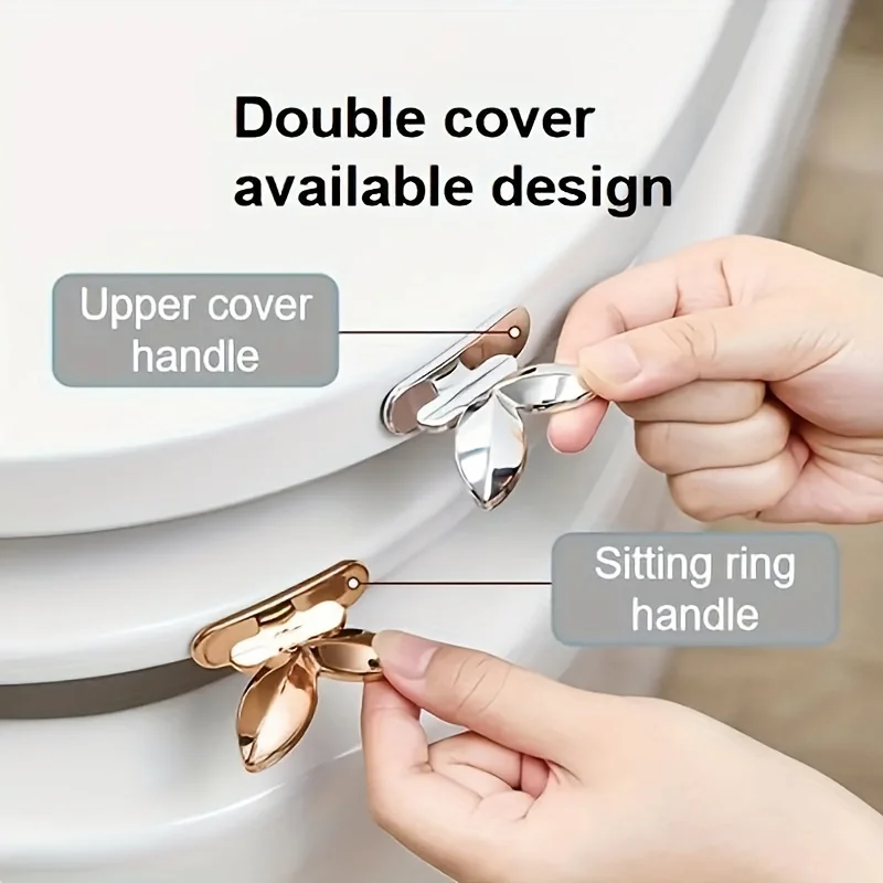 2/4/6pcs Lift Toilet Seat Handle, Plastic Toilet Seat Lifter, Practical Toilet Seat Lifter, Can Avoid Touching The Toilet Lid