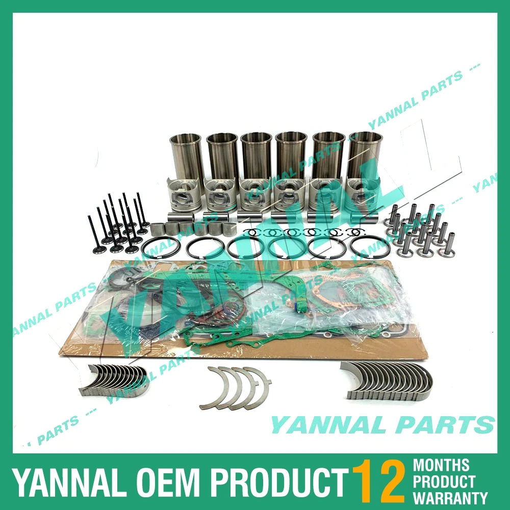 Overhaul Rebuild Kit for Komatsu Engine 6D110 Wheel Loader WA350-1