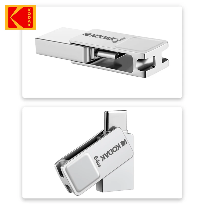 KODAK USB3.1 K223C 64 GB Typ C Metall-USB-Flash-Laufwerk CAU-Disk USB3.1 Flash-Laufwerk Memory Stick