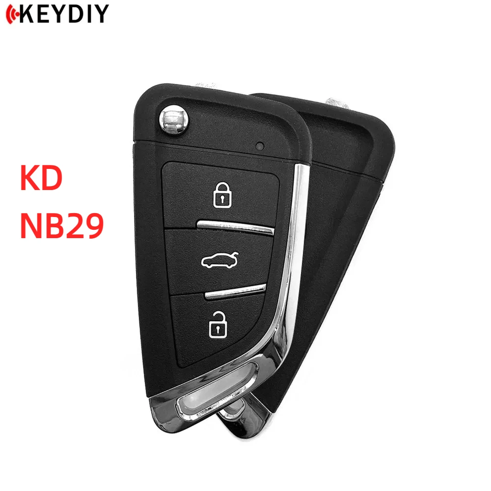 KEYDIY Original KD900/KD-X2 Key Programmer NB29 Metal Button Universal Multi-functional KD MINI/KD-MAX Remote Car Key