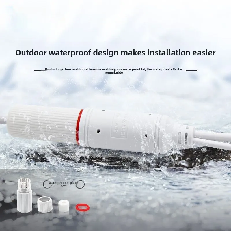 48 فولت إلى 12 فولت POE Spliter مقاوم للماء مع كابل محول الفيديو والطاقة وحدة إمداد حاقن لموسع كاميرا IP