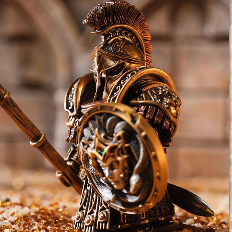 Spartan Warrior Magnetic Metal Model Decoration Outdoor Portable EDC Tool