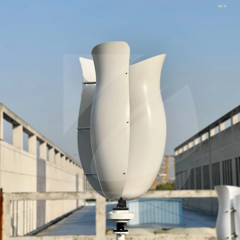 Fast Shipping Wind Turbine 5000W Vertical Generator Permanent Magnet Suspension Low Wind Start Household 220V