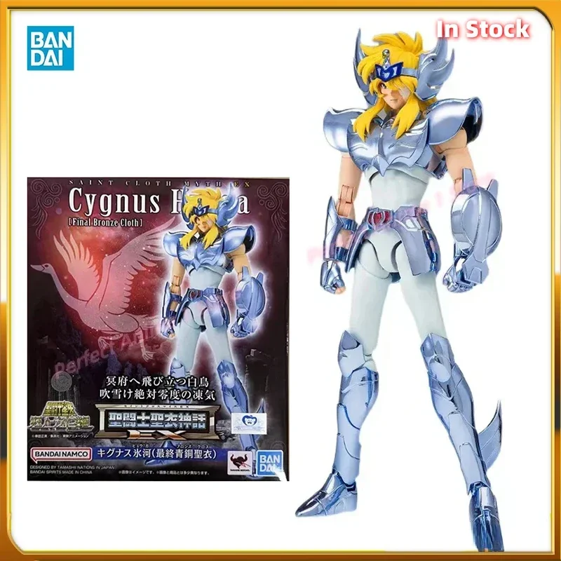 

100% оригинальная ткань Bandai Saint Seiya Myth EX Cygnus Hyoga в наличии, коллекция аниме, фигурки, модель игрушки