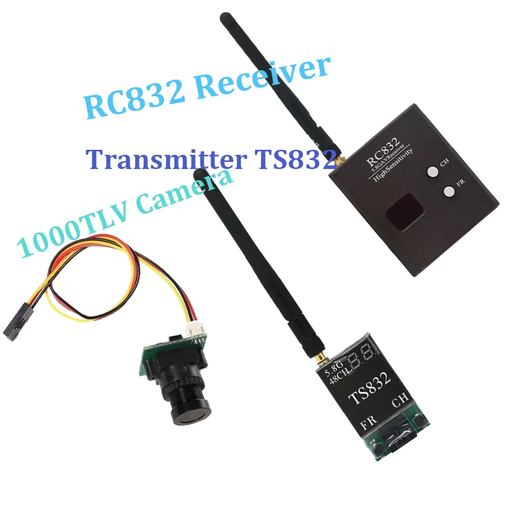 TS832 Transmitter & RC832 Receiver/RC832H +1000TVL camera 48CH 5.8G 600mw 5km  Video Transmission For FPV Multicopter Ai