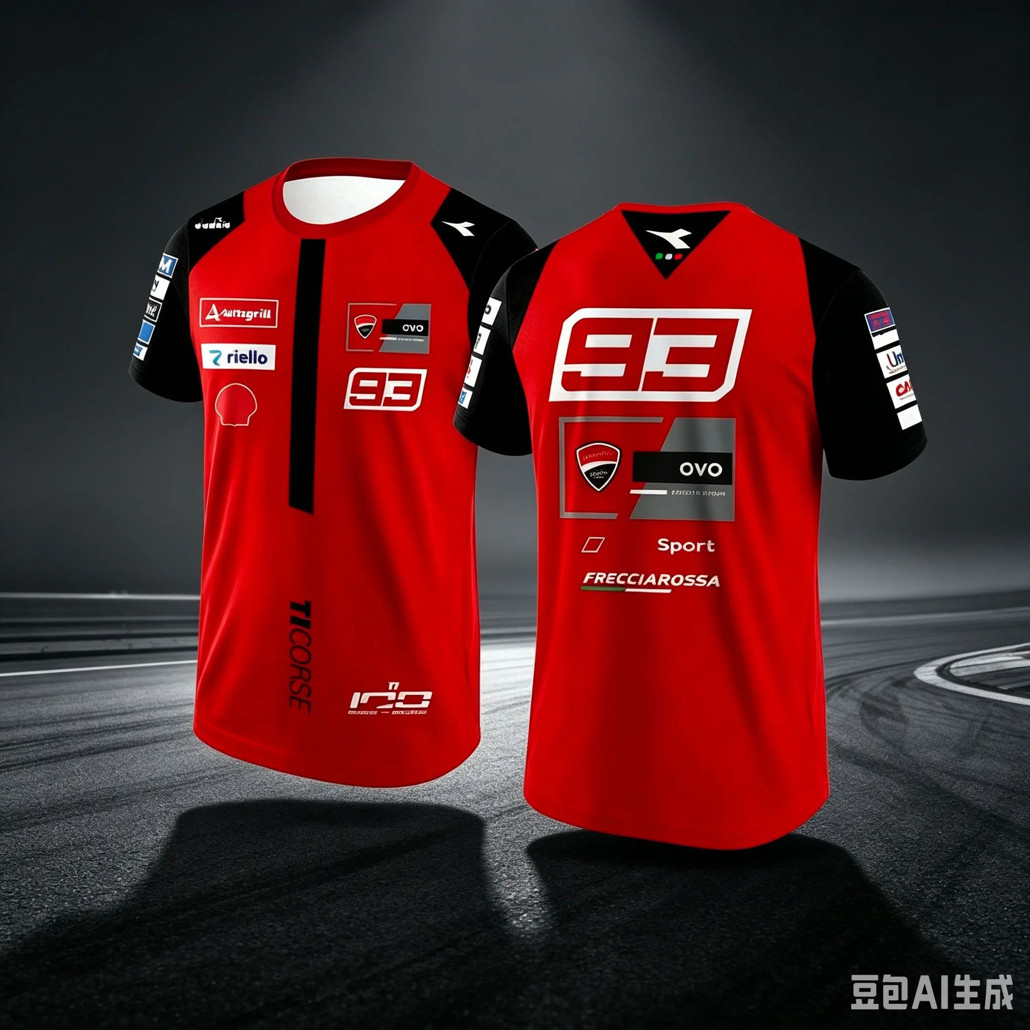 Herren # 93 # 63 Racing Grafik-T-Shirt mit Nummern-Aufdruck, atmungsaktiv, schnelltrocknend, für die ganze Familie geeignet, Offroad-Sommer-Sport-T-Shirt, Moto