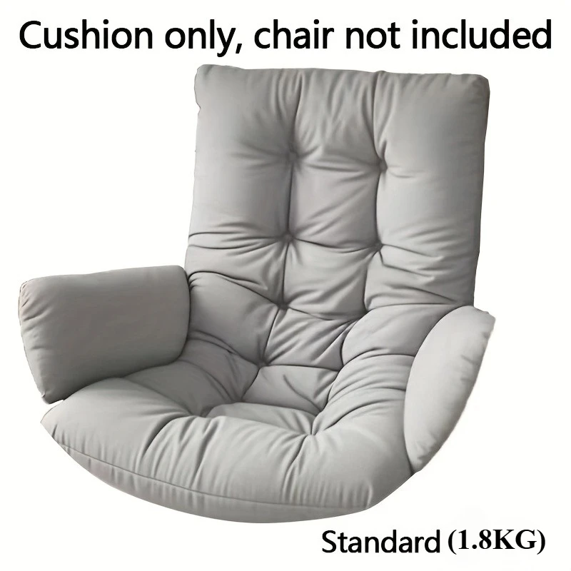 Cojines para Sillas Colgantes, Cojín para Asiento de Silla, Cojín para Sillas Mecedoras en Forma de Huevo, Cojín de Repuesto para Muebles de Jardín, Cojines