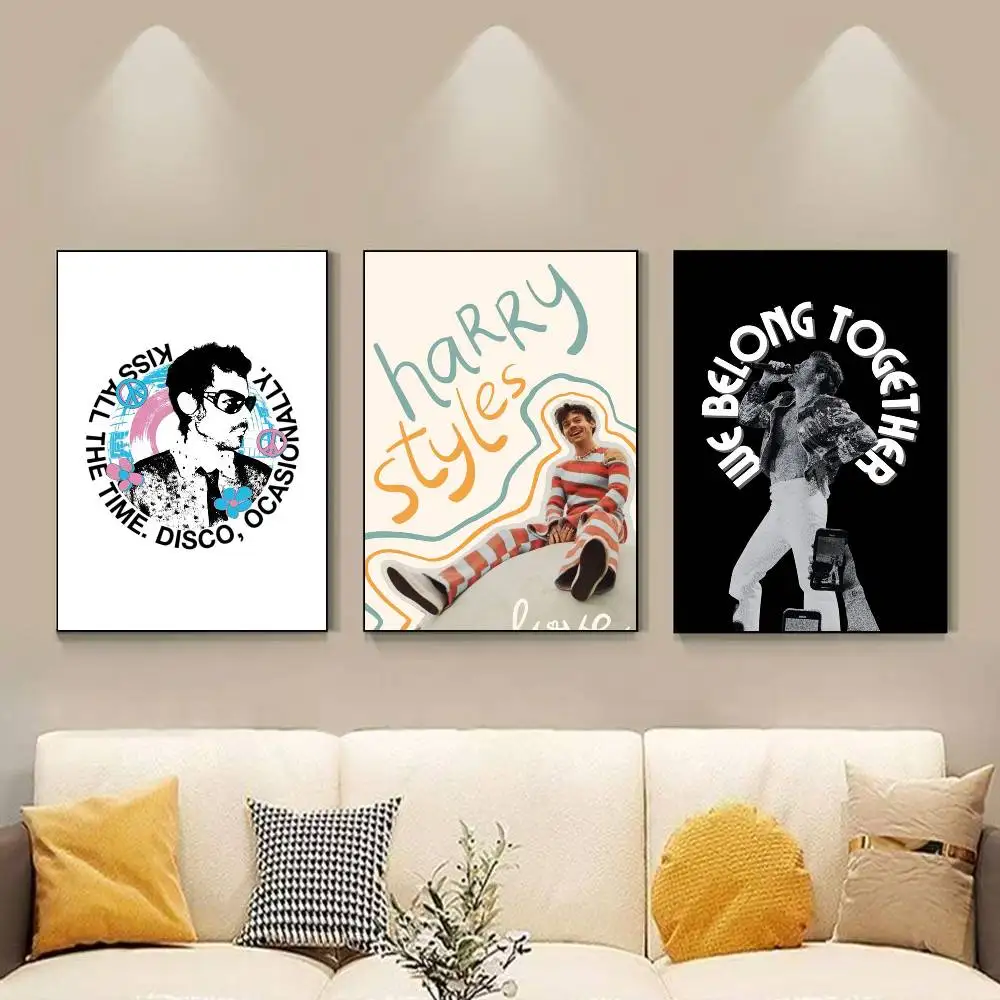 KISSCO H-Harry Style-S Poster Versatile HD Waterproof Wall Art Self-Adhesive Decor for Any Space Ideal Gift