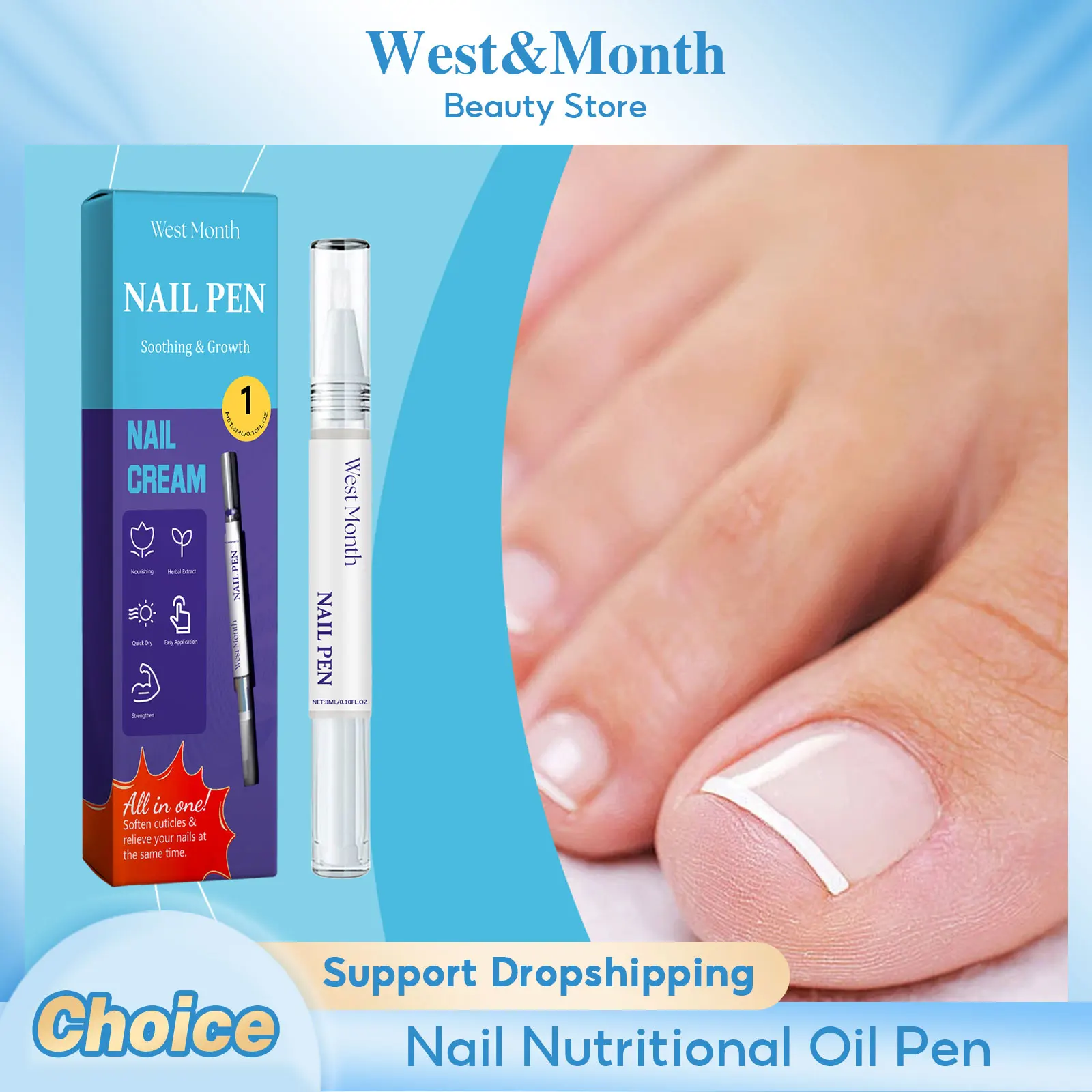 

Nail Nutritional Oil Pen Prevent Nail Delamination Breakage Strengthen Nail Soften Nail Cuticle Moisturizing Repairing Nail Oil