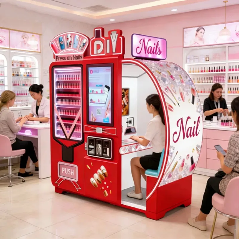 Nail Printer Machine Automatic Art Design System Intelligent Beauty Equipment Digital Custom Device for Salon Commercial Use