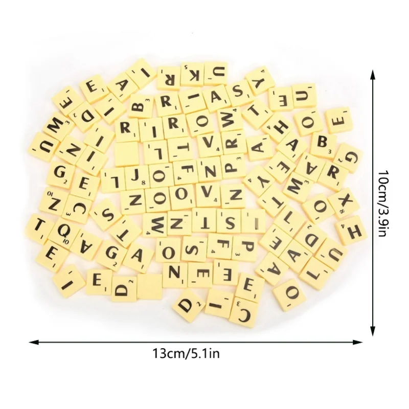 Interesting Board Game Puzzle Tiles Letters Interactive Educational Children Toys