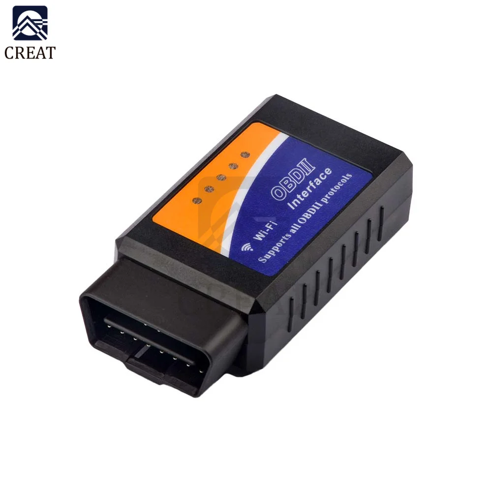 ELM-327 OBD2 Scanner For Car ELM327 WiFi V1.5 Auto Diagnostic Tools ELM 327 V 1.5 Wi-fi Obd 2 Code Reader Scanner For iOS