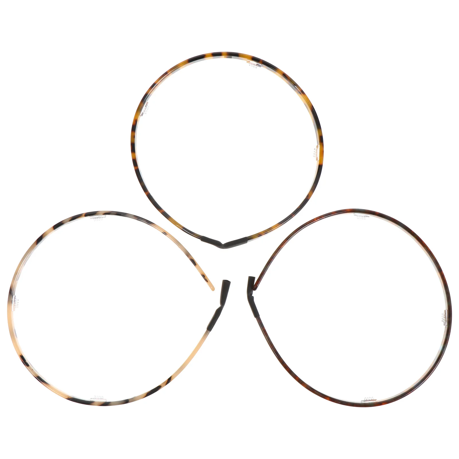 

3Pcs Tortoiseshell Thin Acetate Hairbands Headband Non-Slip Decorative Hair Accessory for Shower Face Washing Daily Styling