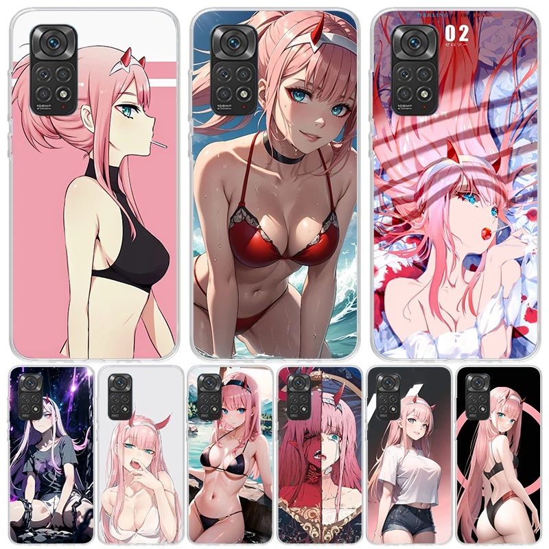 Zero Two Darling In The Franxx 02 Case Phone Cover for Xiaomi Redmi Note 13 12S 12 11S 11 11T 11E 10S 10 Pro Plus 9S 9 8T 8 5G T