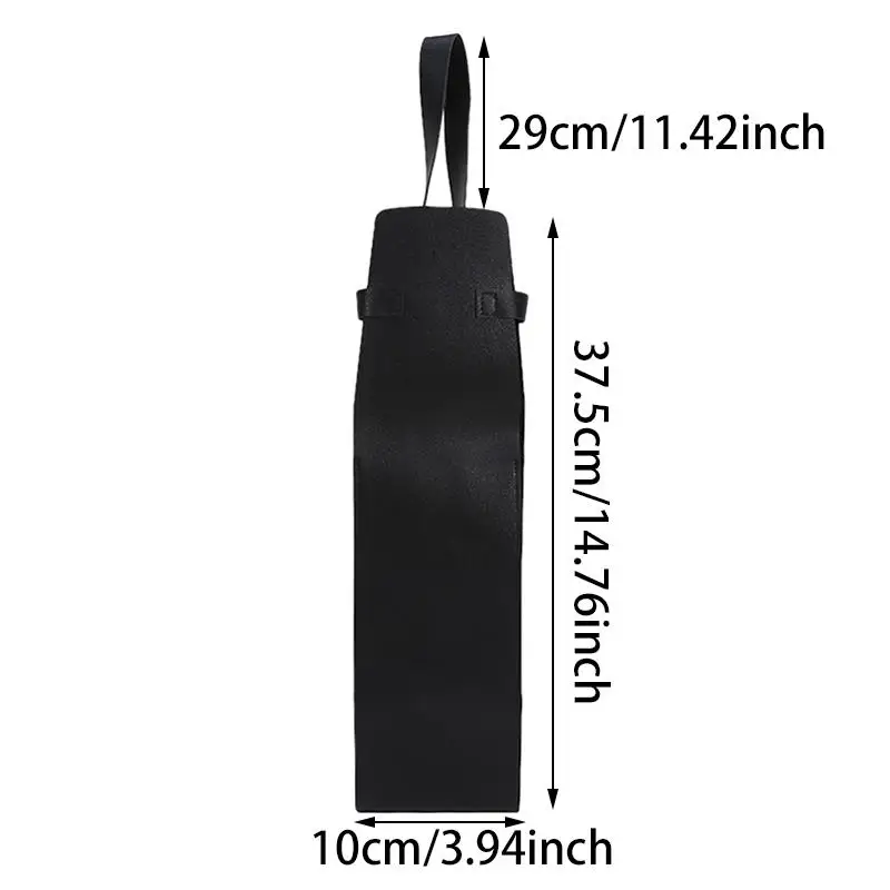 حقيبة هدايا نبيذ عيد الميلاد، حامل حمل النبيذ من جلد البولي يوريثان قابل لإعادة الاستخدام، حقيبة هدايا بيرة الشمبانيا، للاستحمام في أعياد الميلاد #6