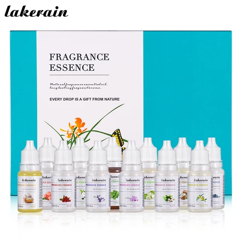 Imagen 1 del producto 12 Uds DIY fragancia sabor vegano aceite aromatizante Natural aromas esencia aceite gotas pigmento líquido teñido para brillo de labios uso Diy