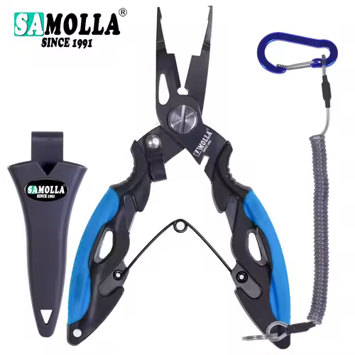 New Multifunctional Fishing Pliers Accessories 420 Stainless Steel Body Scissors Line Cutter Hooks Remover Outdoor Fishing Tools - Image 8