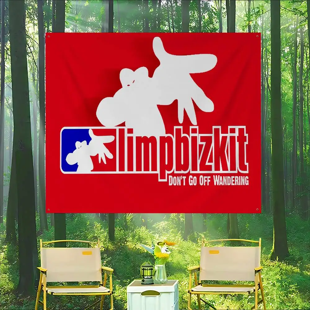 L-Limp Band B-Bizkit Retro Flags Multiple Choice Living Studio Booth Interior Decoration Banner