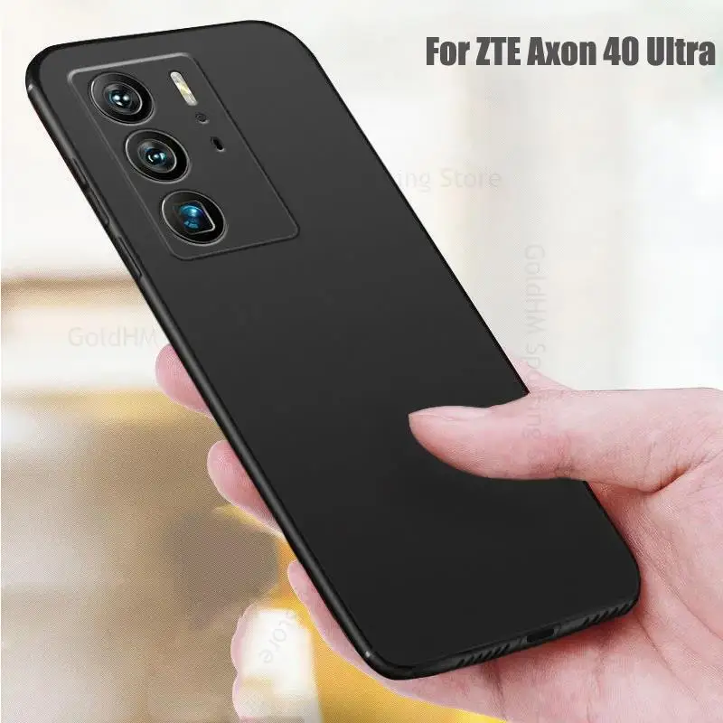 Funda For ZTE Axon 40 Ultra 5G Soft Silicone Matte Phone Case For Axon 40 Pro A2023P Ultra Slim TPU Camera Lens Protective Cover view 2
