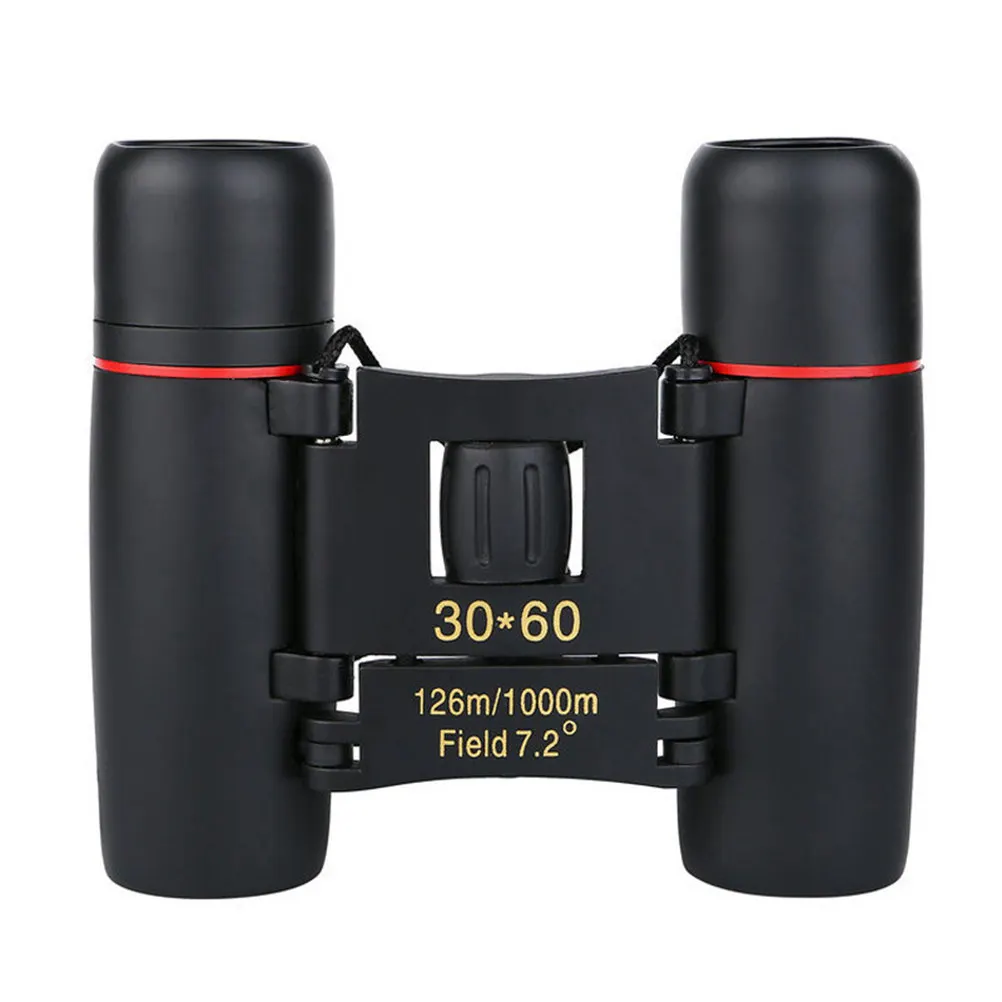 Night Vision Outdoor Mini Foldable Binocular Telescope Portable Wide Field of View Close Focus Optical Lens Science Experiment