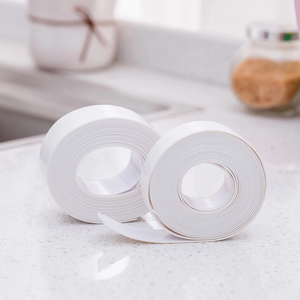 Mildew Tape PVC Adhesive Tile Crack Repair Kitchen Bathroom Wall Sealing Tape Waterproof