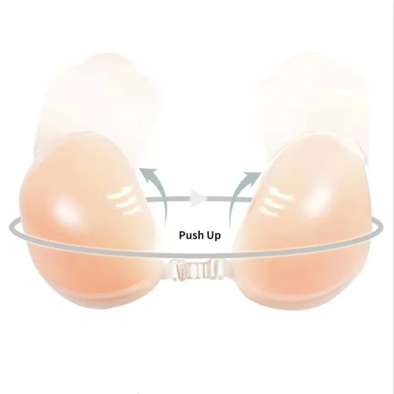 Silicone Chest Sticker Holder Adhesive Bras Sticky Women Brassiere Bralette Bh Comfort Bust Lift Invisible Strapless Underwear view 5