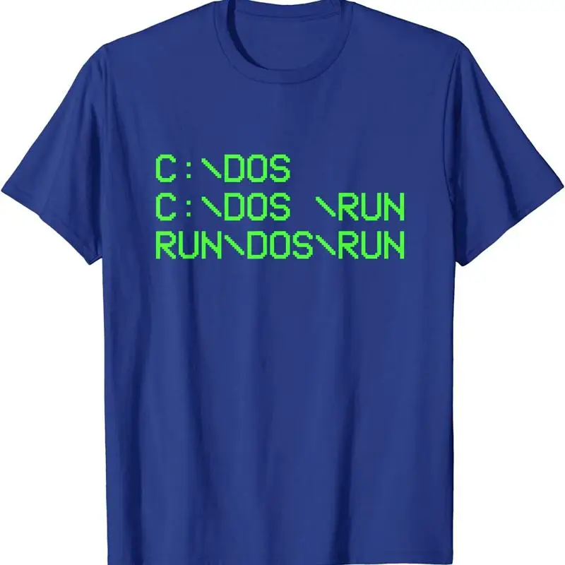 Computer Programmer Funny C Dos C Dos Run Run Dos Run Unisex T-Shirt