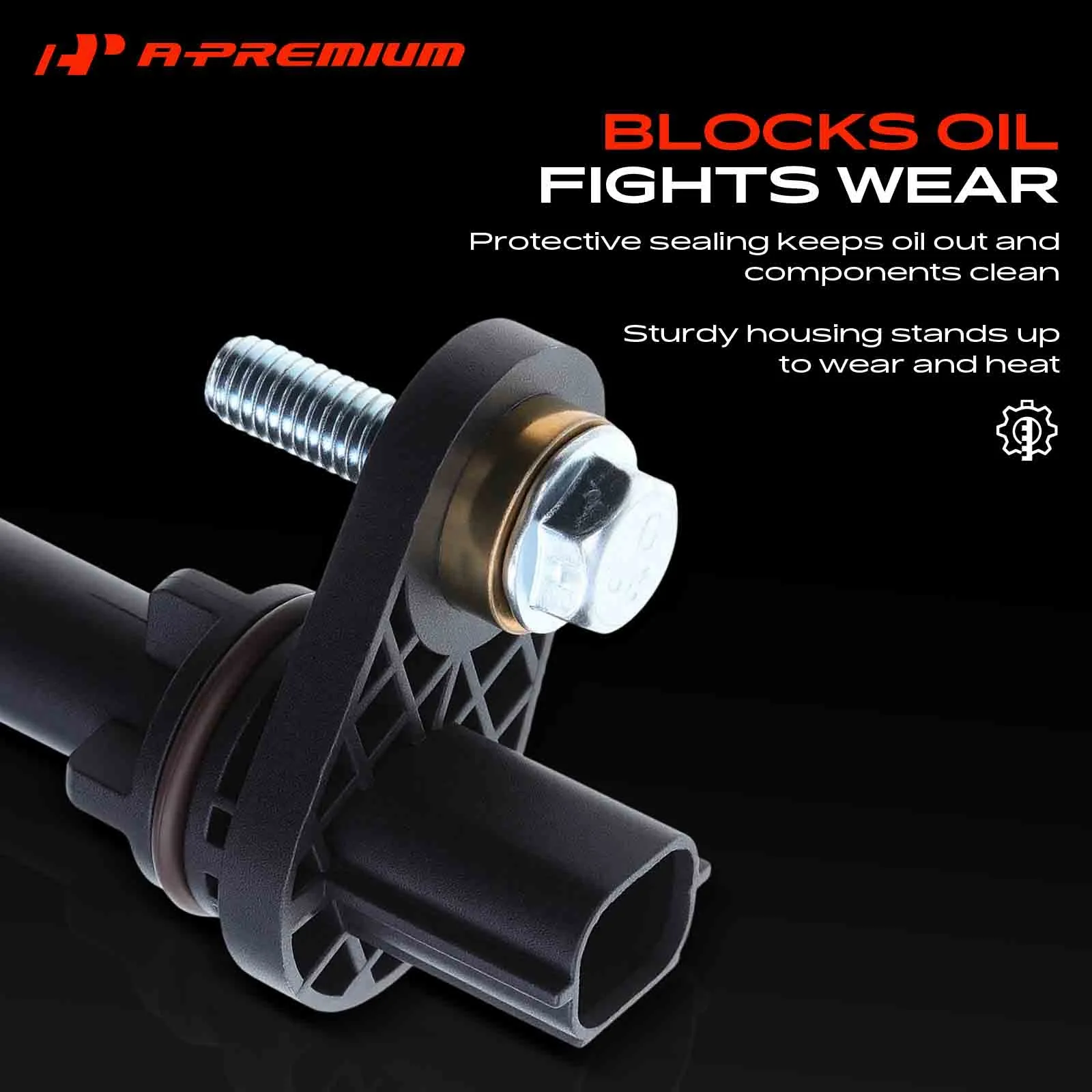 A-Premium Crankshaft Position Sensor for Chevrolet Equinox Malibu 2008-2009 Traverse 2009 GMC Acadia 2007-2010 Buick Enclave 2
