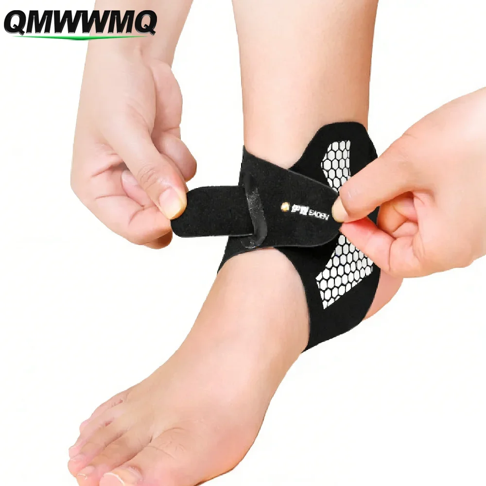 1× Ultra-thin Ankle Brace Bi-directional Strap Compression Stabilizes Tendons Motion Ankle Fixation Brace Prevents Ankle Sprains