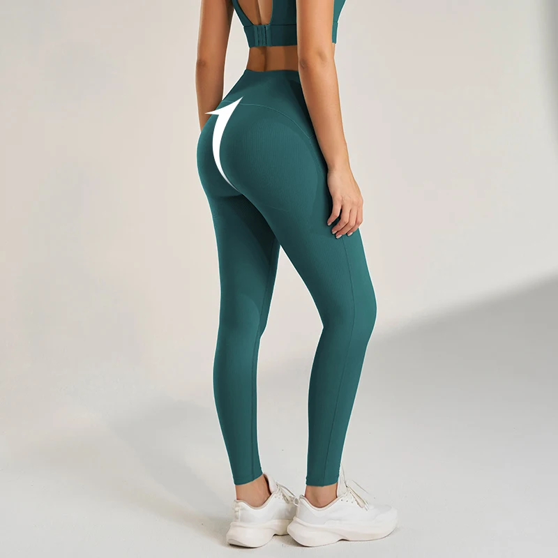 Esportes Fitness Set para Mulheres, Correndo, Quick Dry Bra, Apertado, Stretch, Cintura Alta, Calças Skinny, 9 Pontos