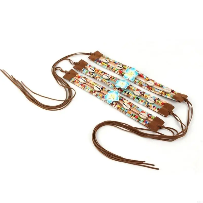 Multiple Functional Decorative Hat Strap for Adult Kids Bohemian Hat Rope Y08E