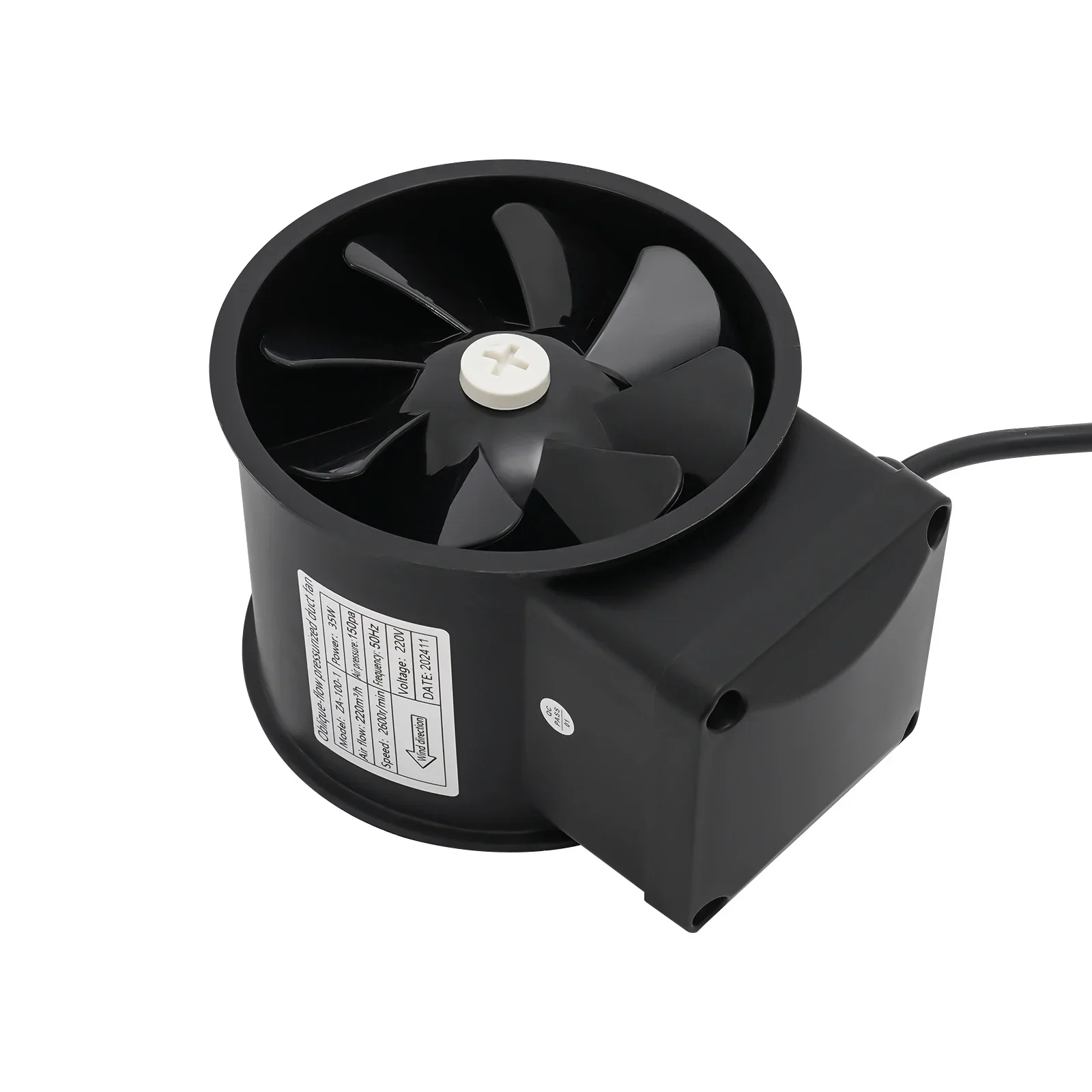 YIYIBYUS 220 В вытяжки тумбопроводный вентилятор с вентиляционным отверстием дляño Extractor ventilación cocina inodoro pared