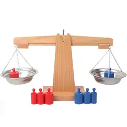 Montessori Toy Counting Toy Counting Blocks Balance Game Math Toy for Accessories Birthday Gift Home Use Bedroom Children
