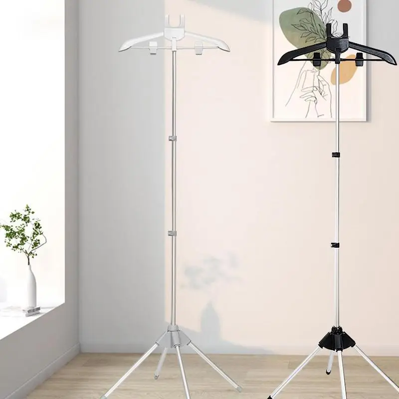

Clothes Steamer Stand Folding Clothes Steamer Holder Telescopic Adjustable Rotatable Bracket Aluminum Alloy Support For Homes