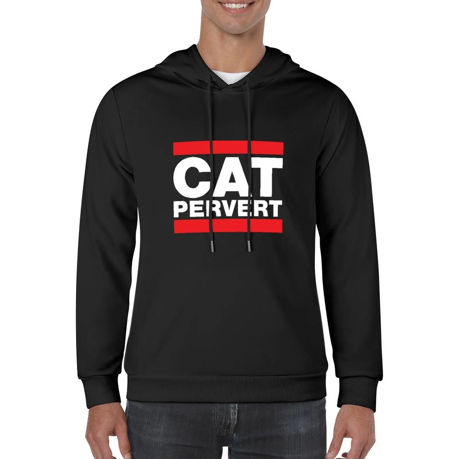 CAT PERVERT هوديي النمط الياباني ملابس الرجال ارتداء الخريف منتجات جديدة هوديي