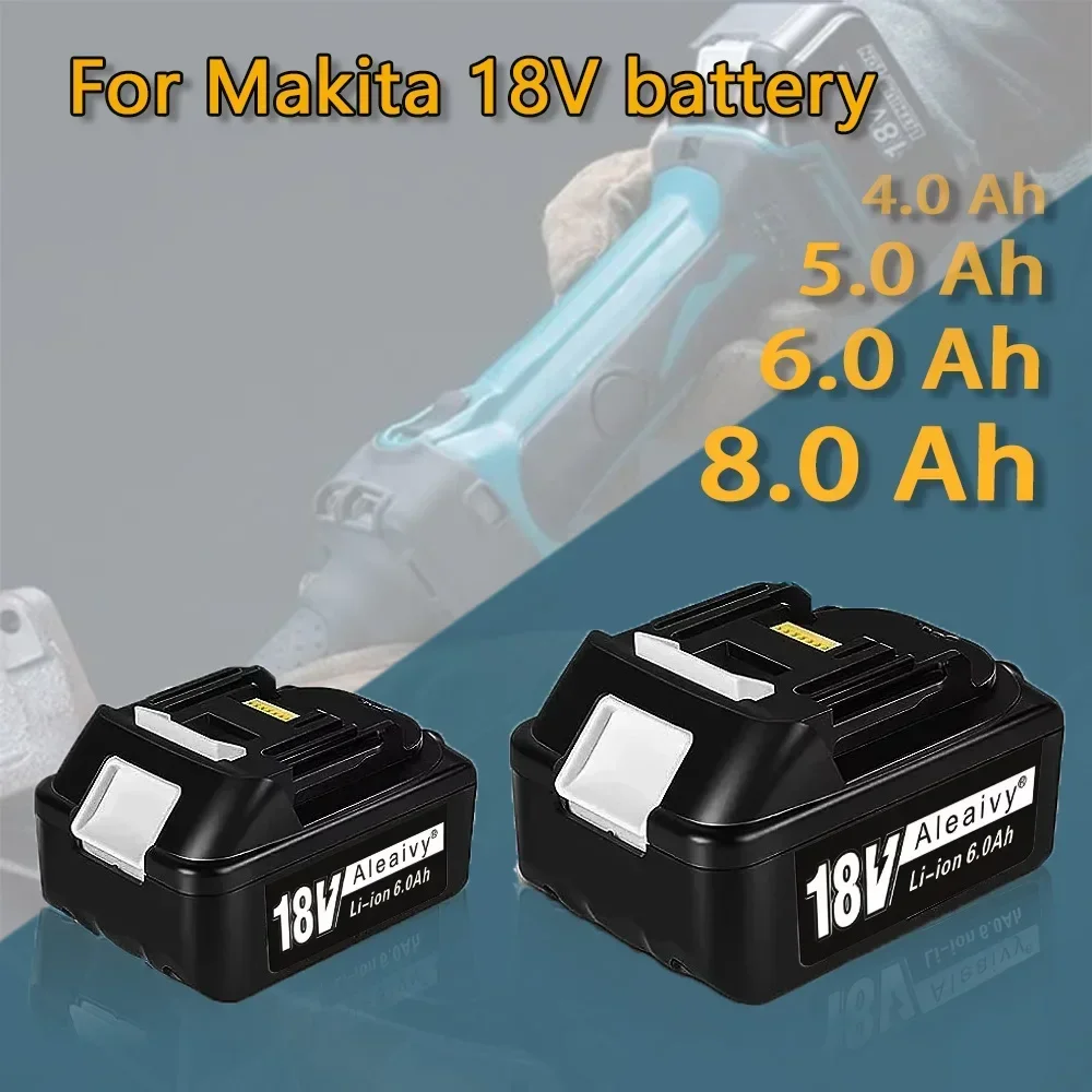 

Сменный аккумулятор для Makita 18 в, 6 Ач, с индикатором яркости BL1830, BL1820, светодиодный LXT, электроинструменты, литий-ионный аккумулятор