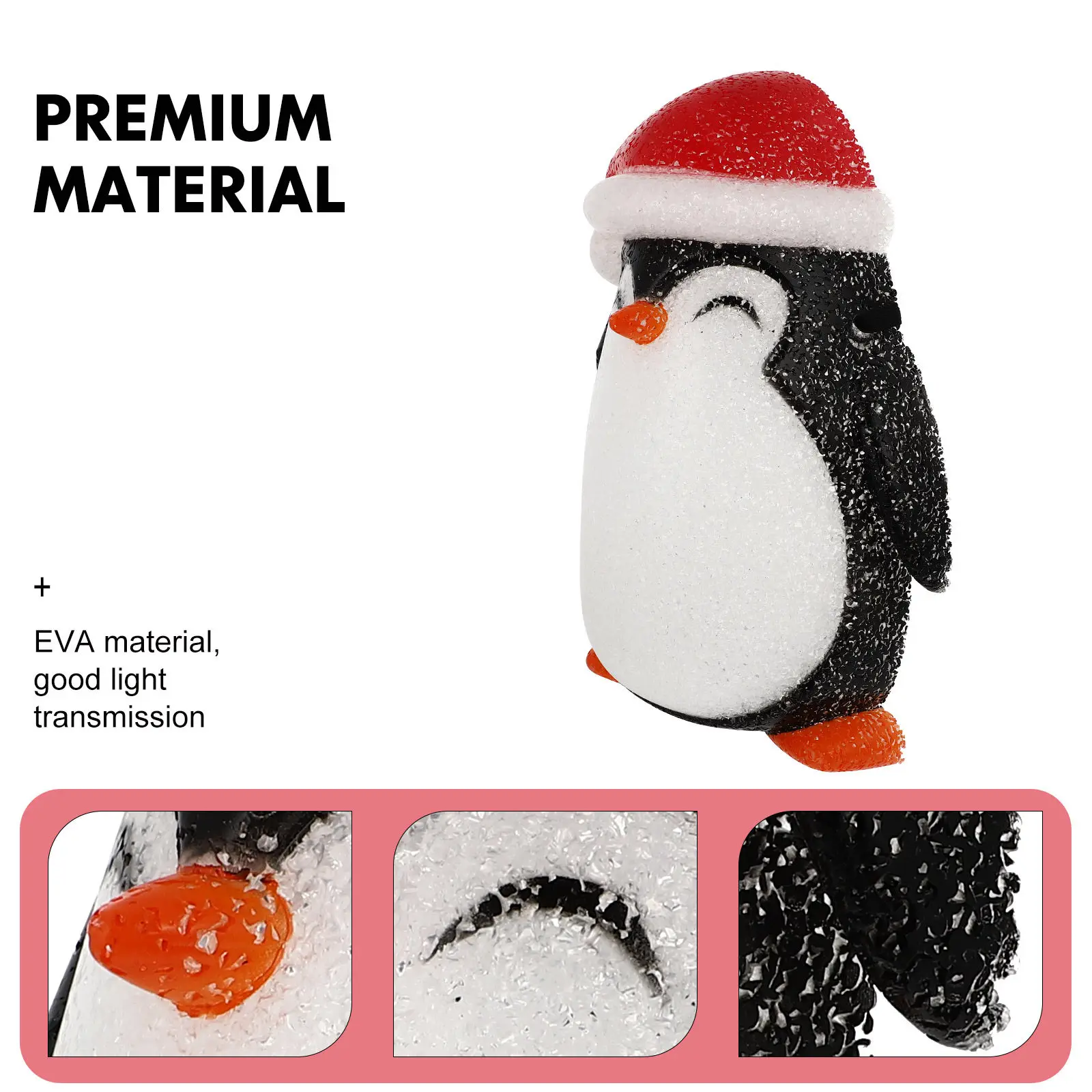 

1Pcs Xmas Penguin Wall Light Cover Eva Lovely Lampshade Christmas Decor Festival Atmosphere Christmas Lampshade